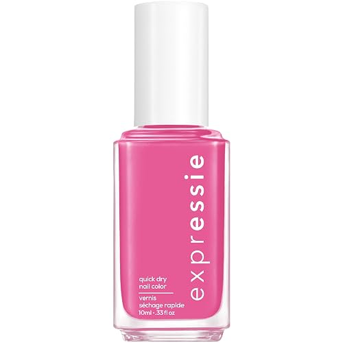 Essie expressie, Quick-Dry Nail Polish, 8-Free Vegan, Hot Pink, Trick Clique, 0.33 fl oz Beauty & Personal Care essie