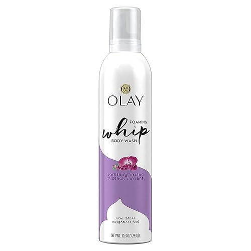 Olay Soothing Orchid & Black Currant Foaming Whip Body Wash, 10.3 oz