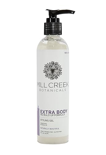 Mill Creek Natural Styling Gel- Extra Body - 8 fl. oz/ 240 ml.