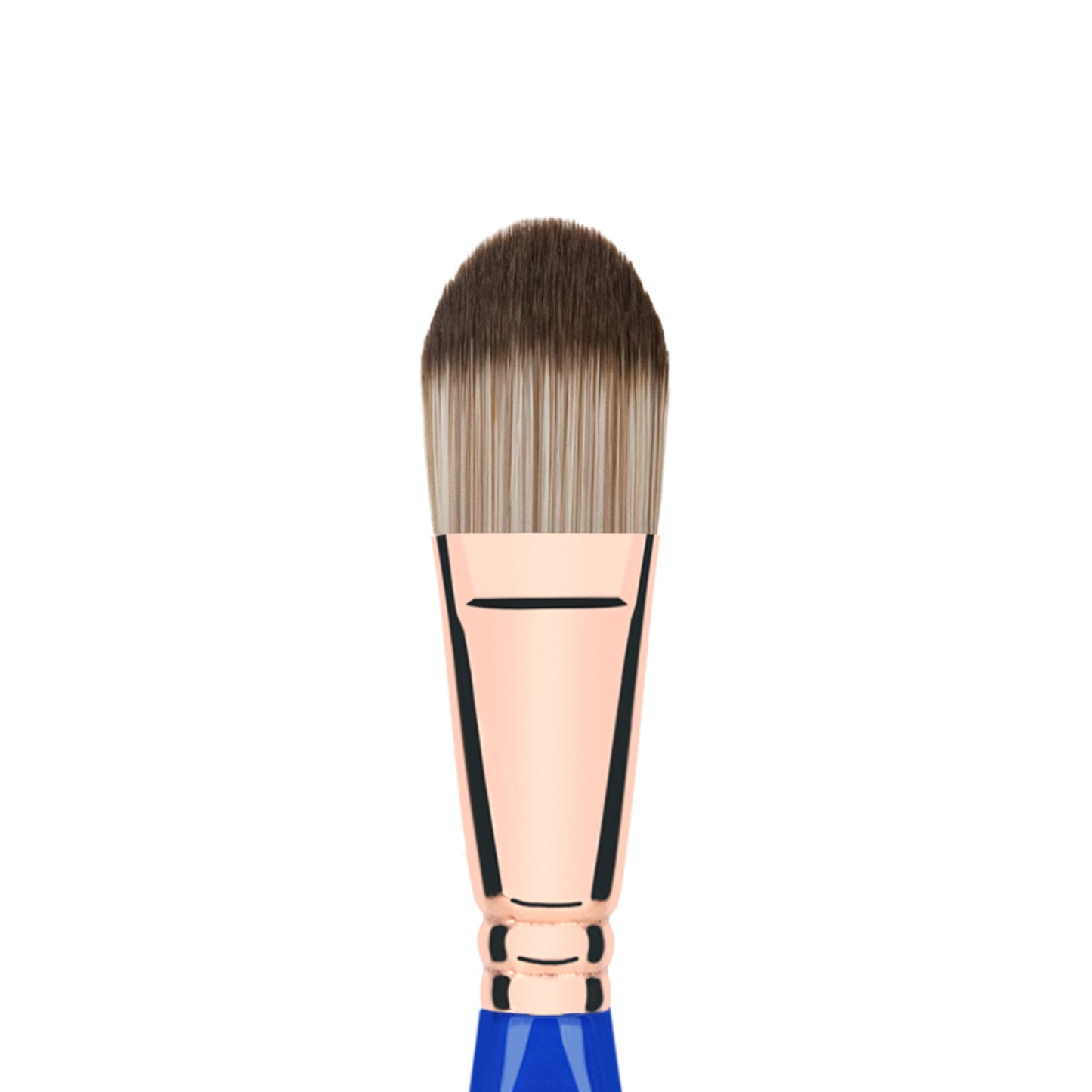 Bdellium Tools Professional Makeup Brush - Golden Triangle 948 Foundation - With All Vegan and Soft Synthetic Fibers, For Foundation (Blue, 1pc)