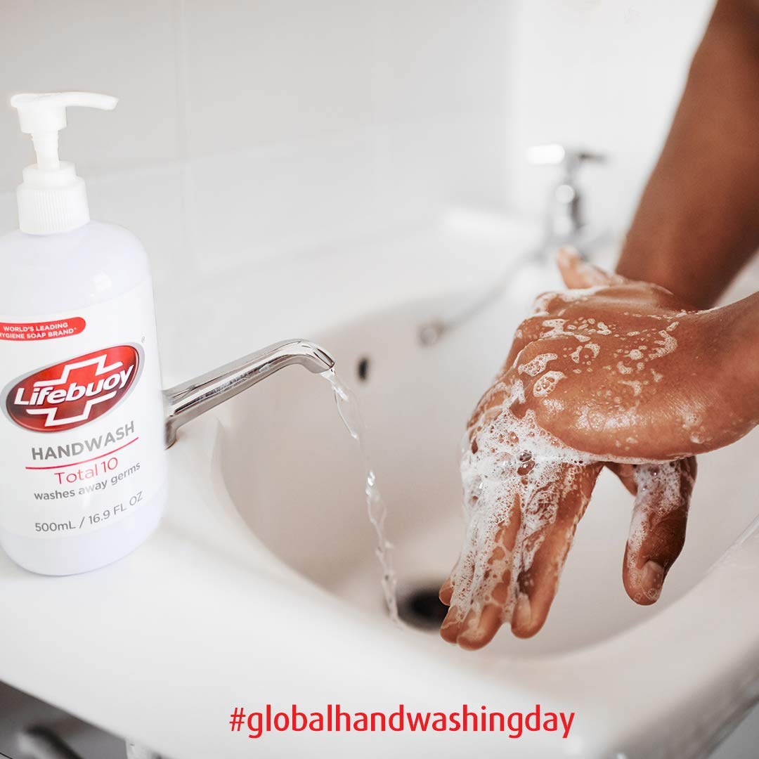 Lifebuoy Total 10 Hand Wash, 16.9 FL OZ (500 ml)