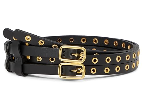 Madewell Women's Grommet Belt, True Black, Medium
