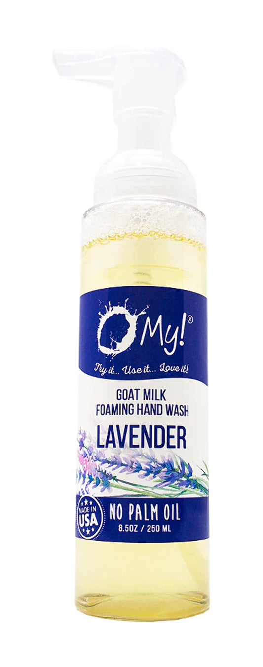O My! Goat Milk Foaming Hand Wash | Rich, Creamy Foam | Made with Farm-Fresh Goat Milk | Free of Parabens & More | Handcrafted in USA