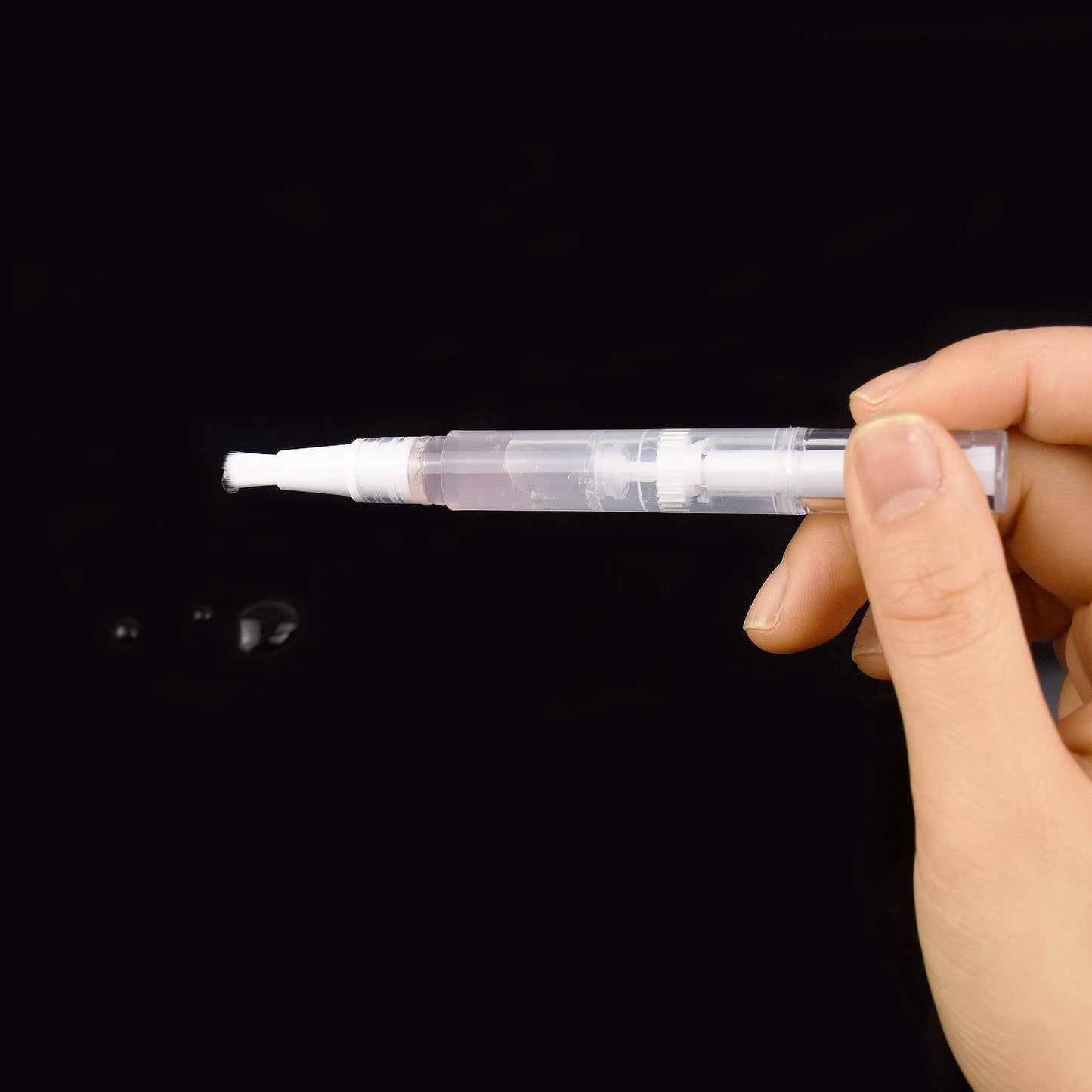 Awpeye 30Pack 3ML Transparent Twist Pens, Empty Nail Oil Pen Brush Cosmetic Lip Gloss Container Applicators