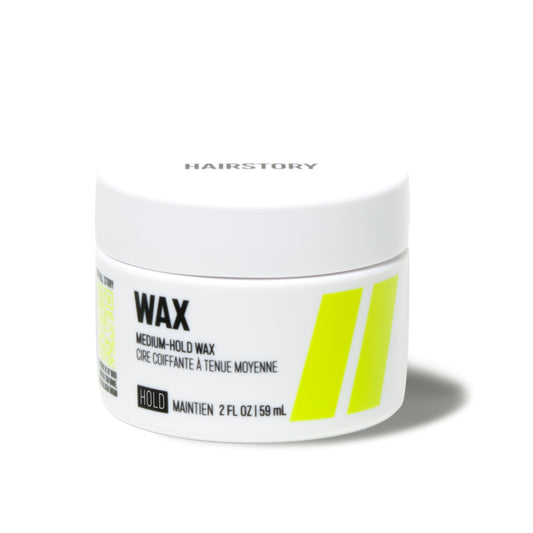 Hairstory Wax - Medium Hold Hair Styling Wax for All Hair Types, Pliable Flexible Hold, Defines Curls, Smooths Flyaways and Edges, Non-Sticky, 2 Fl Oz Beauty & Personal Care Hairstory