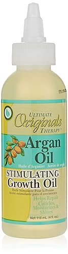 Originals by Africa's Best Therapy Argan Oil Stimulating Growth Oil, Penetrates & Rejuvenates Hair, Scalp, Nails and Skin, All Day Long Moisturizing