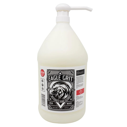 Eagle Grit Heavy Duty Industrial Hand Cleaner - USA Made Mechanic Soap - Silica-Based, Solvent - Degreaser - Removes Grease, Oil, Paint, & More Beauty & Personal Care EAGLE GRIT INDUSTRIAL HANDSOAP