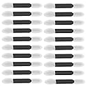 Beaupretty 100Pcs Dual Ended Disposable Eyeshadow Sponge Applicators Oval Sponge Eye Shadow Applicator Makeup Brushes for Blending and Eye Makeup
