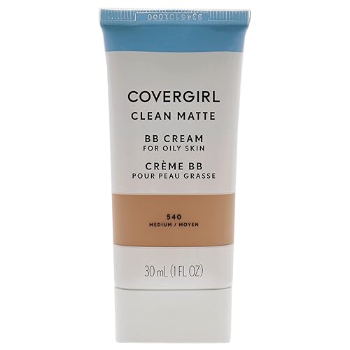 COVERGIRL - Clean Matte BB Cream, Oil-Free, Long-Lasting, Sensitive Skin, Lightweight, 100% Cruelty-Free