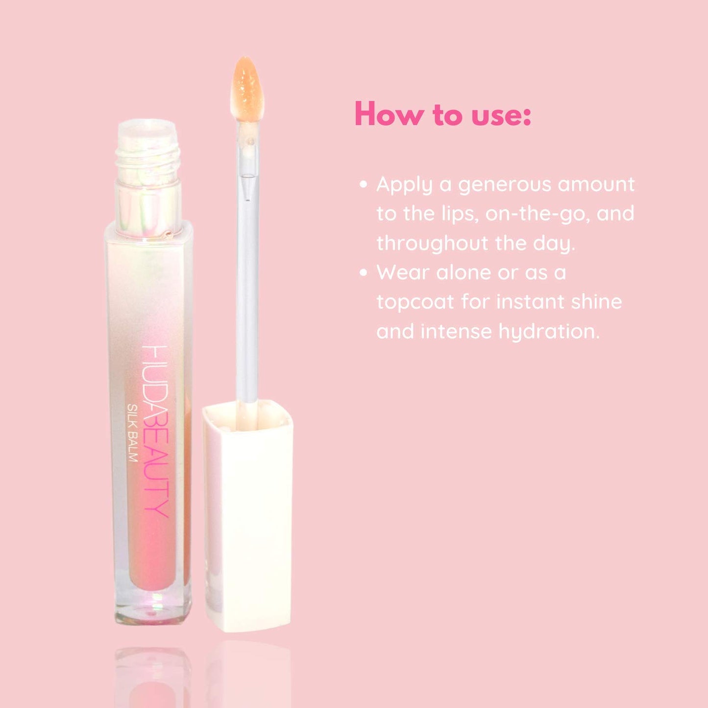 HUDA BEAUTY Silk Balm Hydrating and Nourishing Lip Balm Blush