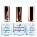 Creation dip powder nail kit starter, dip powder liquid set (Step 2 - 4) Gel Base, Activator, and Gel Top - Gel nail polish No UV LED light, Easy Beauty & Personal Care Cre8tion