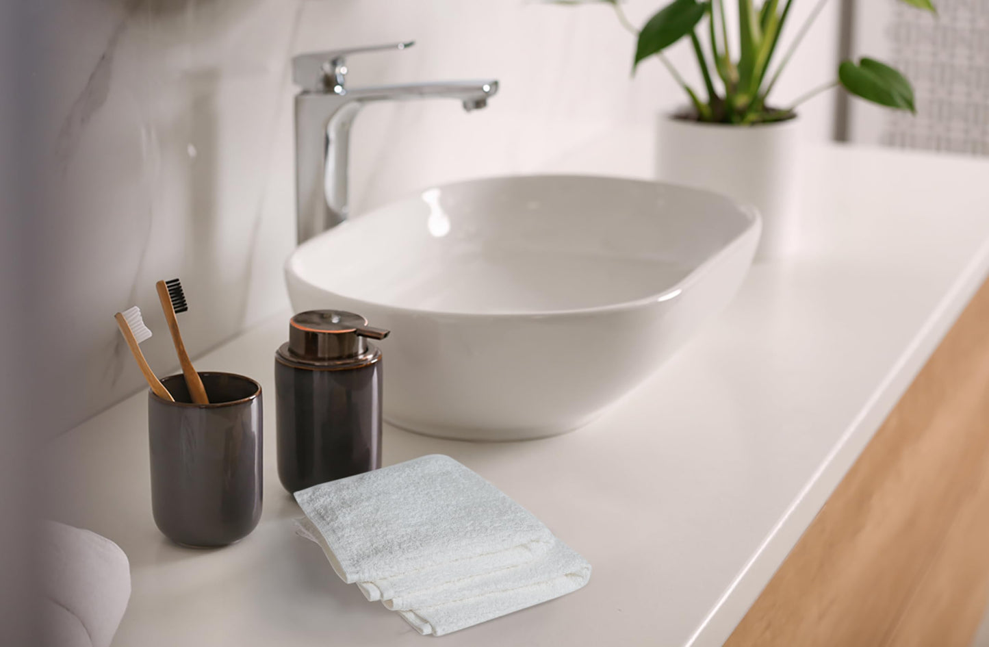 Softolle 100% Cotton Washcloths 24 Pack (12x12 Inches) Soft, Highly Absorbent Washcloth, Face Towels, Wash Cloths for Face, Ring Spun, Bulk Pack…