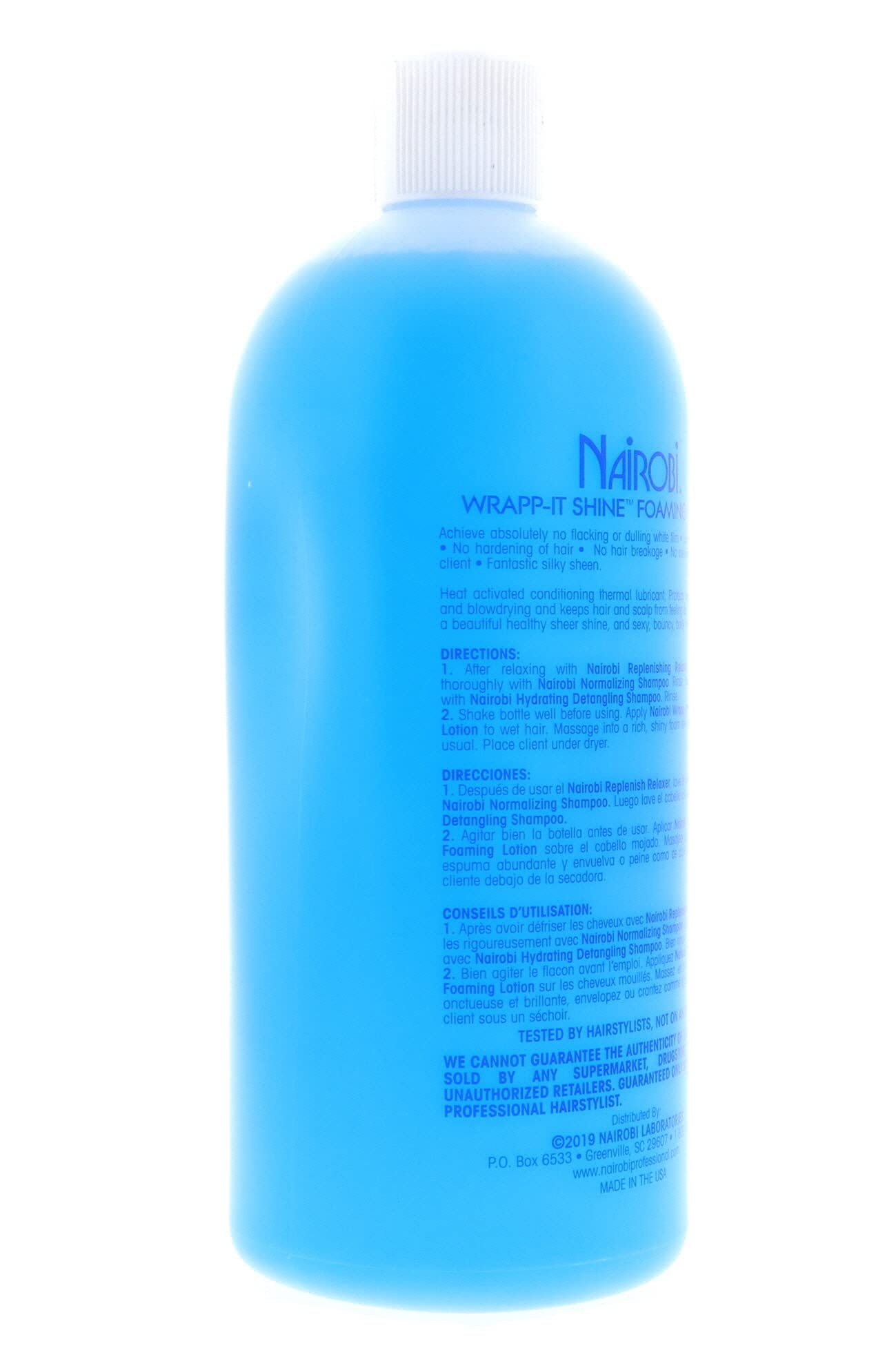 Nairobi Wrapp It Shine Foaming Lotion, 32.0 Fluid Ounce by Nairobi