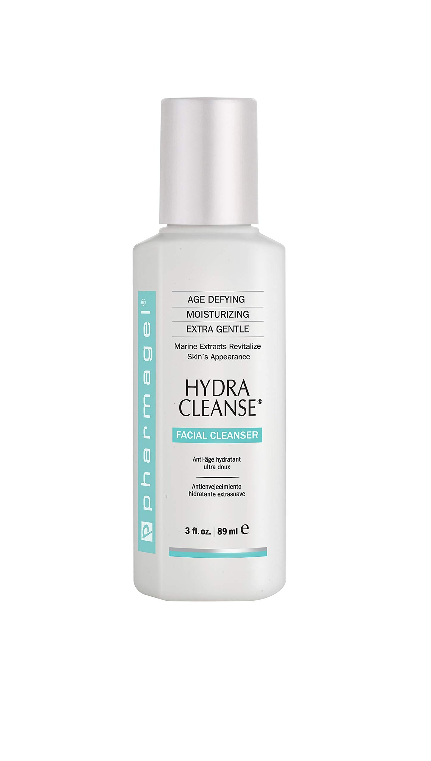 Pharmagel Hydra Cleanse Water Rinseable Facial Cleanser for All Skin Types | Natural Face Wash | Hydrating, Age Defying, and Revitalizing Face