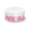 MARBLERS Mermaid Shaped Face & Body Glitter [Pink] 0.18oz (5g) | Chunky | Chopped | Flake | Non-Toxic | Vegan | Cruelty-Free | Festival, Rave & Party