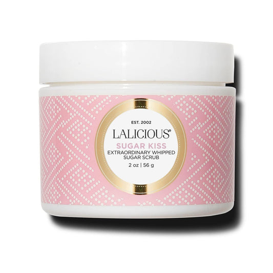 LALICIOUS Sugar Kiss® Extraordinary Whipped Sugar Scrub - Cane Sugar Body & Foot Scrub, Exfoliating & Moisturizing Skin Care with Coconut Oil & Honey