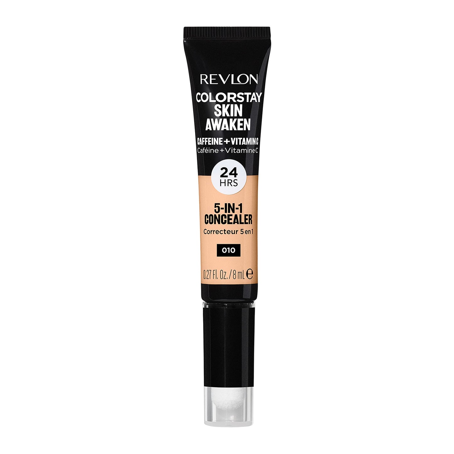 Revlon ColorStay Skin Awaken 5-in-1 Concealer, Lightweight, Creamy Longlasting Face Makeup with Caffeine & Vitamin C, For Imperfections, Dark Circles