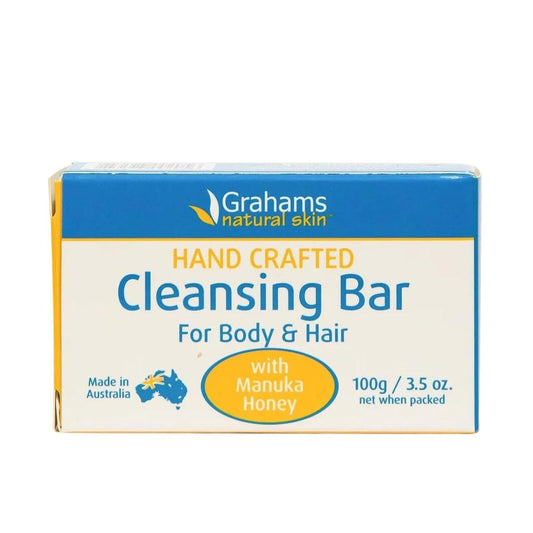 Grahams Natural Cleansing Bar 100g Beauty & Personal Care Grahams Natural
