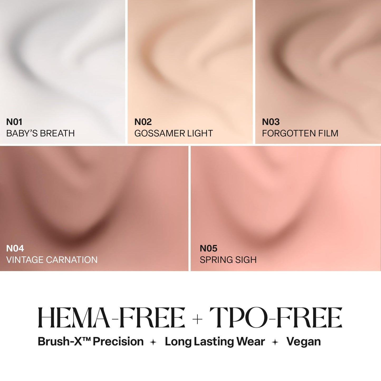 APRÉS Gel Couleur Combo Set, 5 Color Gel Nail Polish, HEMA-Free & TPO-Free, Bright Nude Pastel Colors with Brush-X Nail Art Brush (My Nails But Beauty & Personal Care APRÉS