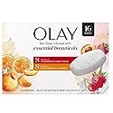 Olay Botanical Bliss Bar Soap - 16 Pack (3.75 oz each) | Infused with Strawberry & Sweet Cream, Peach Sorbet & Mandarin