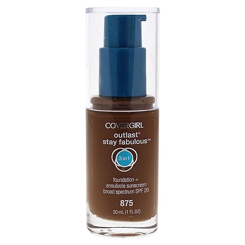 COVERGIRL Outlast All-Day Stay Fabulous 3-in-1 Foundation Soft Sable, 1 oz (packaging may vary)