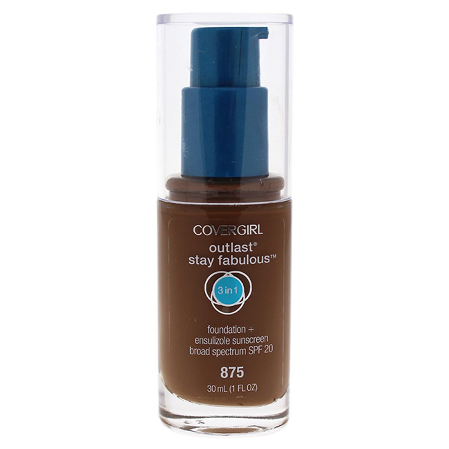COVERGIRL Outlast All-Day Stay Fabulous 3-in-1 Foundation Soft Sable, 1 oz (packaging may vary)
