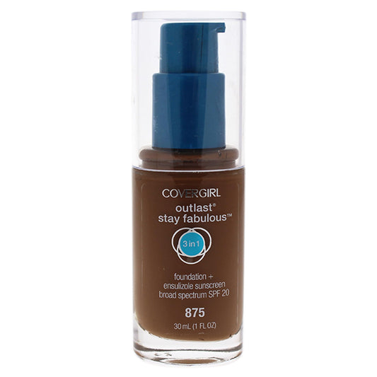COVERGIRL Outlast All-Day Stay Fabulous 3-in-1 Foundation Soft Sable, 1 oz (packaging may vary)