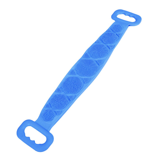 YUYTE Silicone Back Scrubber Brushfor Shower,Dual Sided Bath Body Scrubber,Shower Brush Washer Extra Long with Handle,Back Applicator,Exfoliating Back Beauty and Personal Care YUYTE