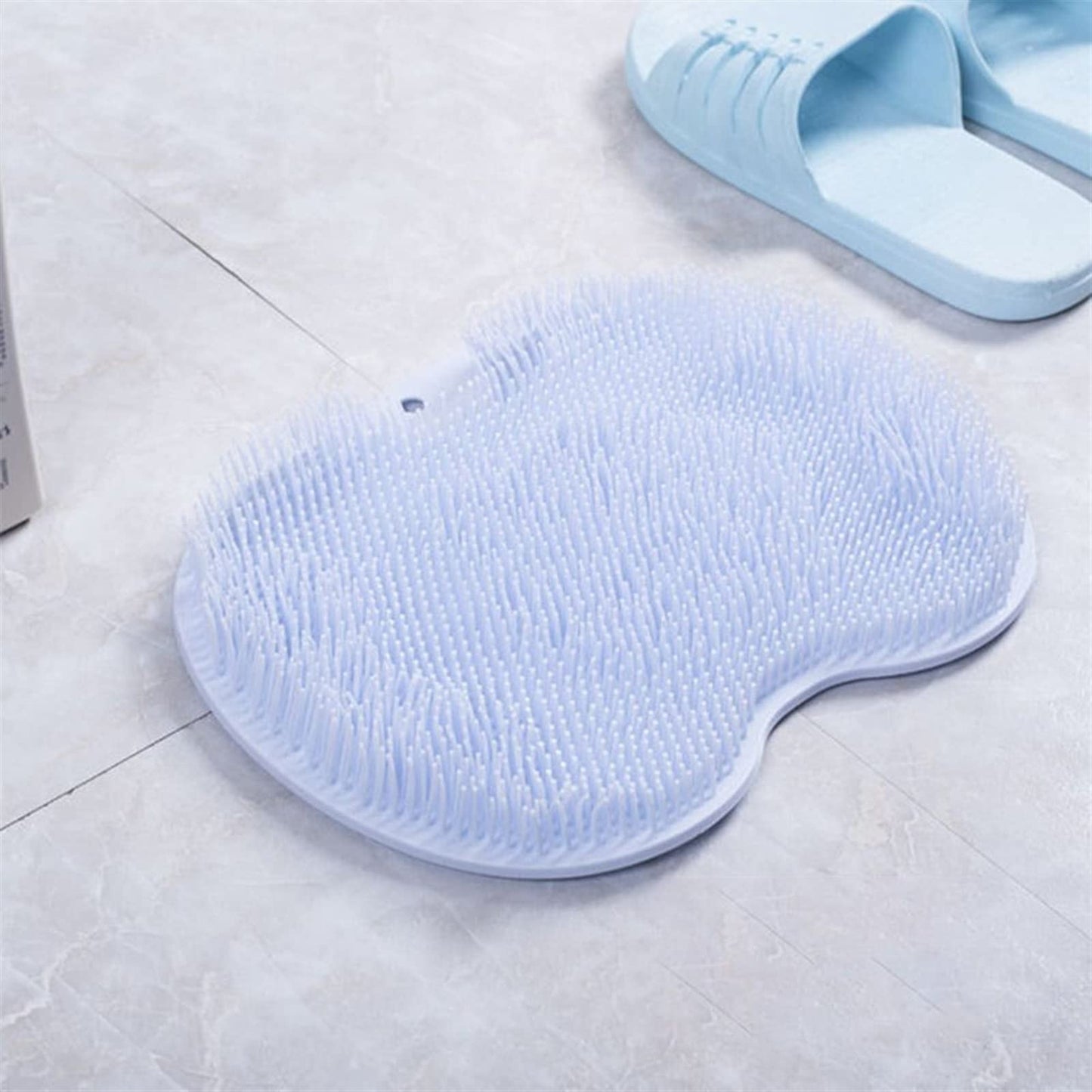 MENGKK Bath Loofahs Foot Scrubber Wash Brush Bath Pad Rub Back Sucker Bathroom Non-Slip Massage Shower Cleaning Tool(Pink) Beauty and Personal Care MENGKK