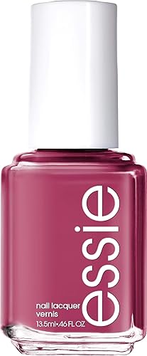essie salon-quality nail polish, vegan, raspberry purple, Drive-In & Dine, 0.46 fl oz