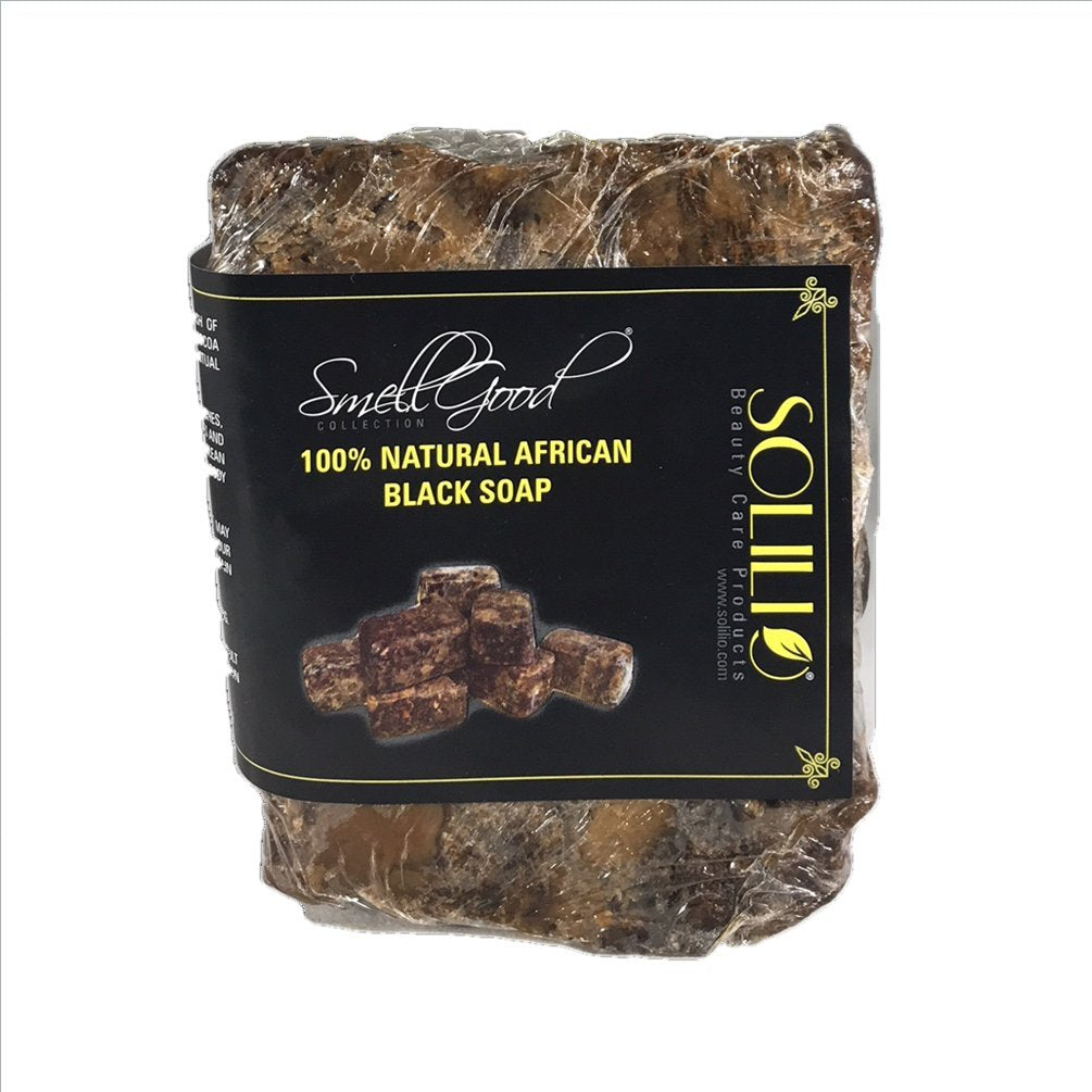 SmellGood - African Black Soap, totally natural, best quality, raw and organic soap, great for body and face wash, imported from Ghana, 5 LB bar, 2 Beauty & Personal Care SmellGood