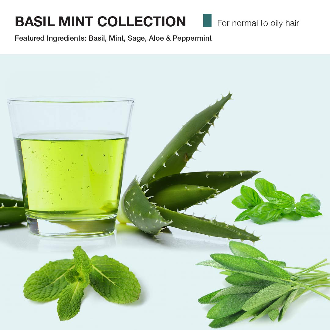 MOP - Basil Mint Firm Hold Gel - Tames Flyaways, Flake-Free, Humidity Resistant - 5.1 fl oz