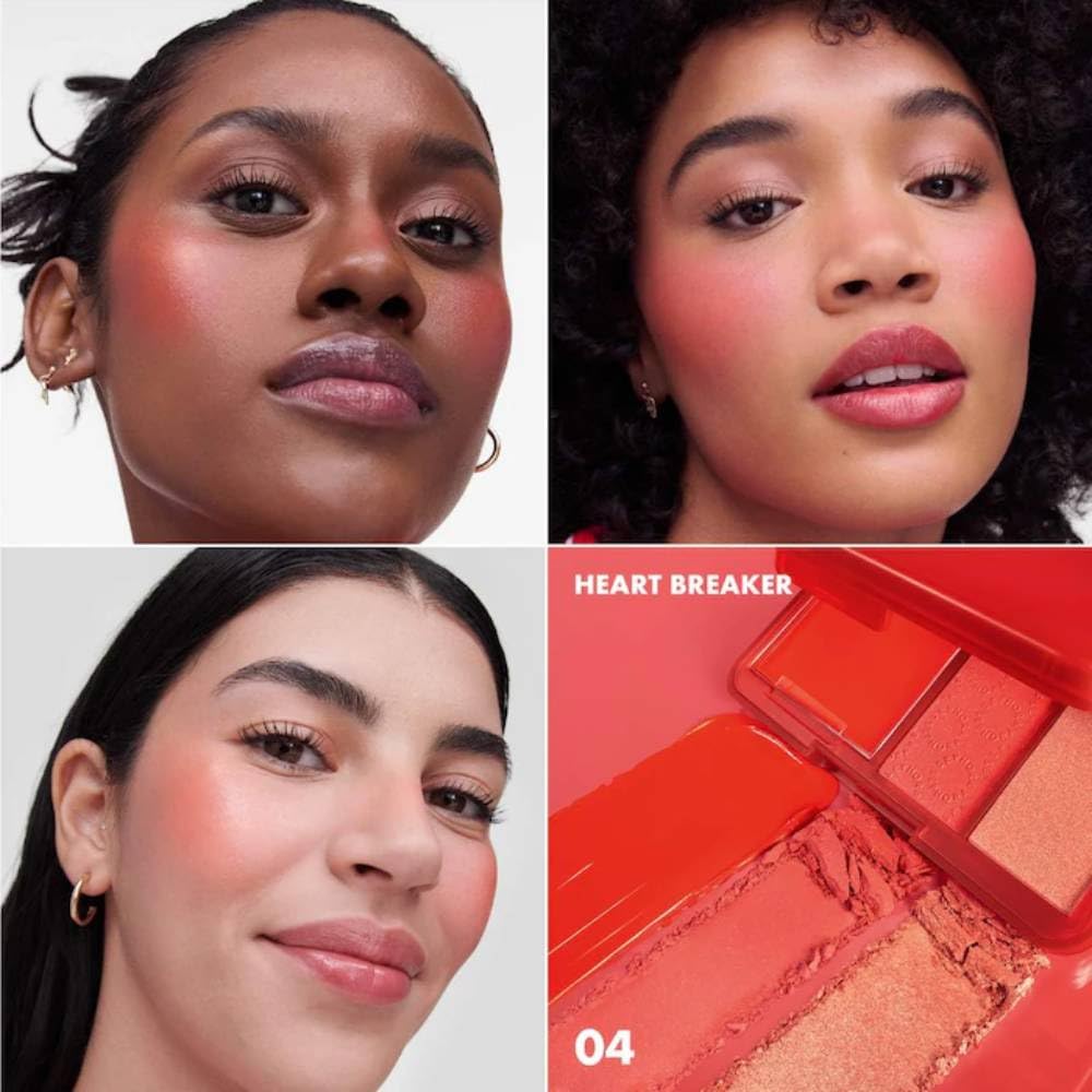 SEPHORA COLLECTION Blush Cream & Powder Palette - 04 Heart Breaker - (Vibrant Red Blush Palette)