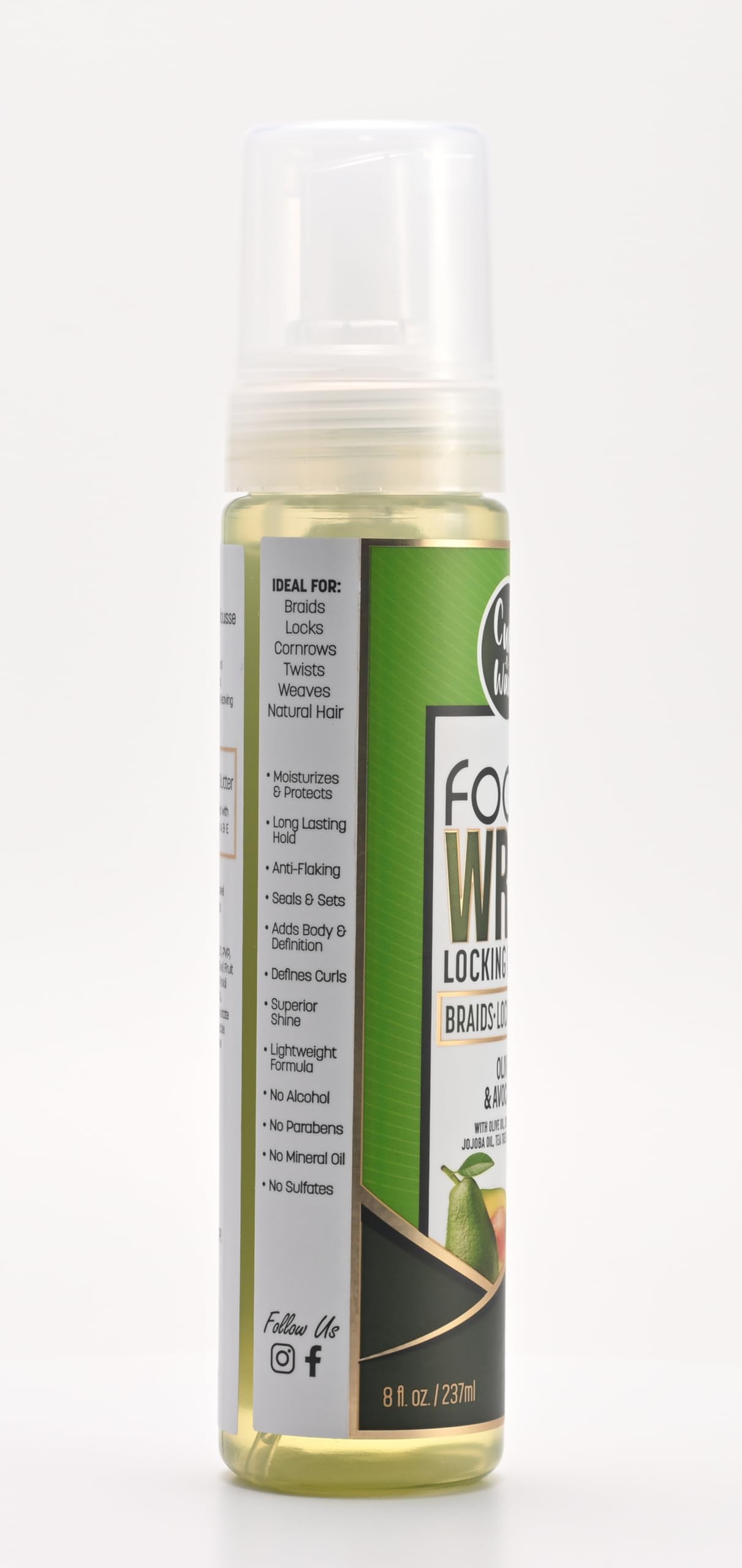 NEXT IMAGE Foam Wrap Locking Mousse (Olive & Avocado)