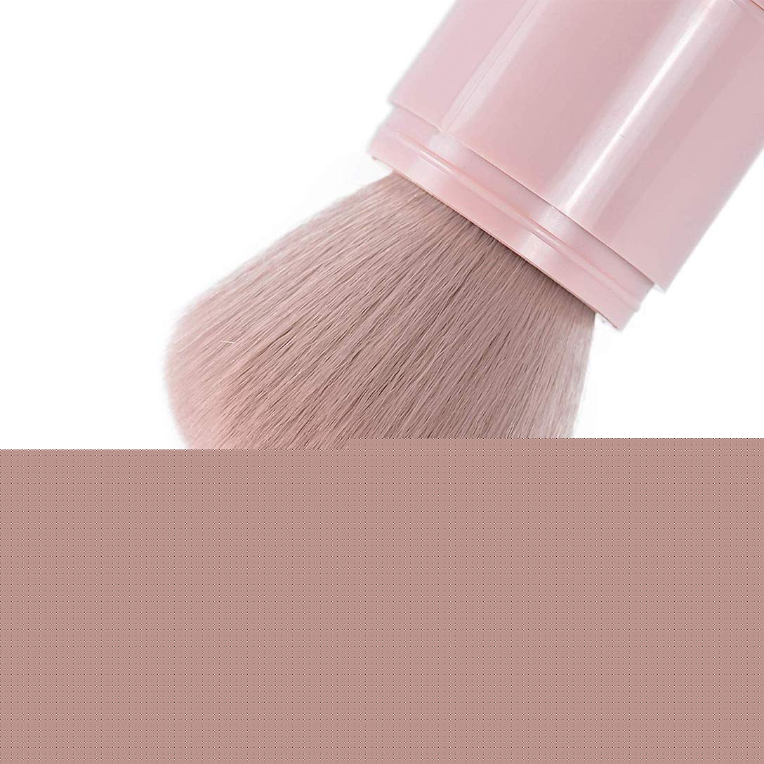 RN BEAUTY Retractable Kabuki Brushes Foundation Brush Blush Brush Bronzer Brush Face Blender Brush Professional Powder Mineral Blending Buffing Makeup