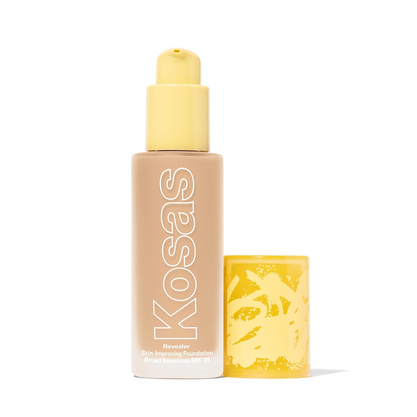 Kosas Revealer Skin-Improving Foundation with SPF 25 Protection - Hydrate, Brighten, Soothe, Plump, Protect Skin - Smoothing Texture, Natural Finish