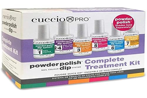 Cuccio Powder Polish Nail Colour Dip System Complete Treatment Kit Beauty & Personal Care Cuccio