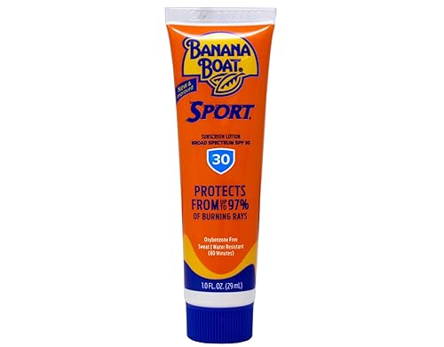 Banana Boat Sport Performance Sunscreen Lotion 30 Spf 1 oz (Pack Of 7)