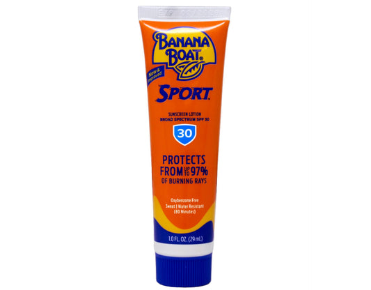 Banana Boat Sport Performance Sunscreen Lotion 30 Spf 1 oz (Pack Of 7)