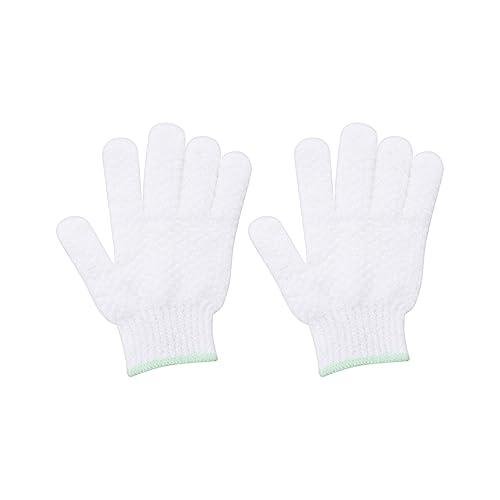 EcoTools Gentle Bath + Shower Gloves, Exfoliating Gloves Remove Dead Skin & Cleanse The Whole Body, Bath Gloves Infused with Avocado Oil to Scrub
