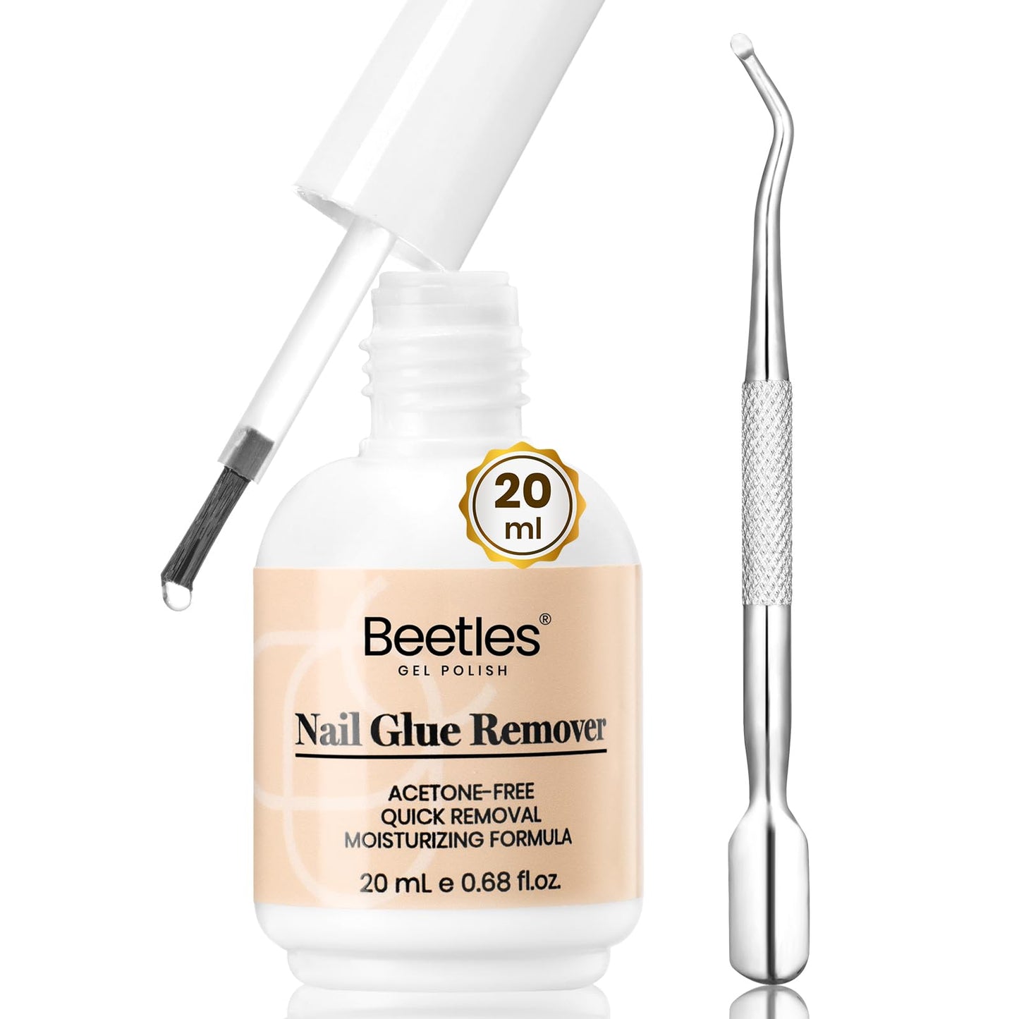 Beetles Gel Polish 15ML Reflective Glitter Gel Polish No Wipe Top Coat Glitter Gel Polish Iridescent Glossy Shiny Gel Nail Polish Sparkle Soak Off UV Beauty and Personal Care beetles Gel Polish Default Title