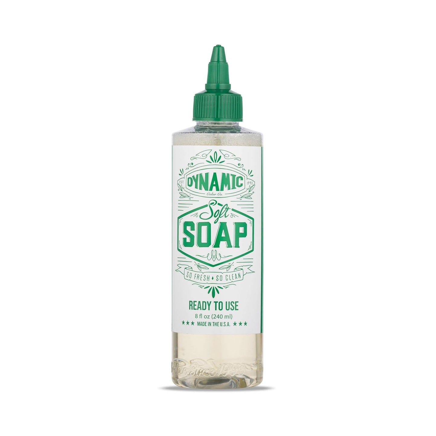 Dynamic Color Co - Soft Green Soap 8oz Bottle