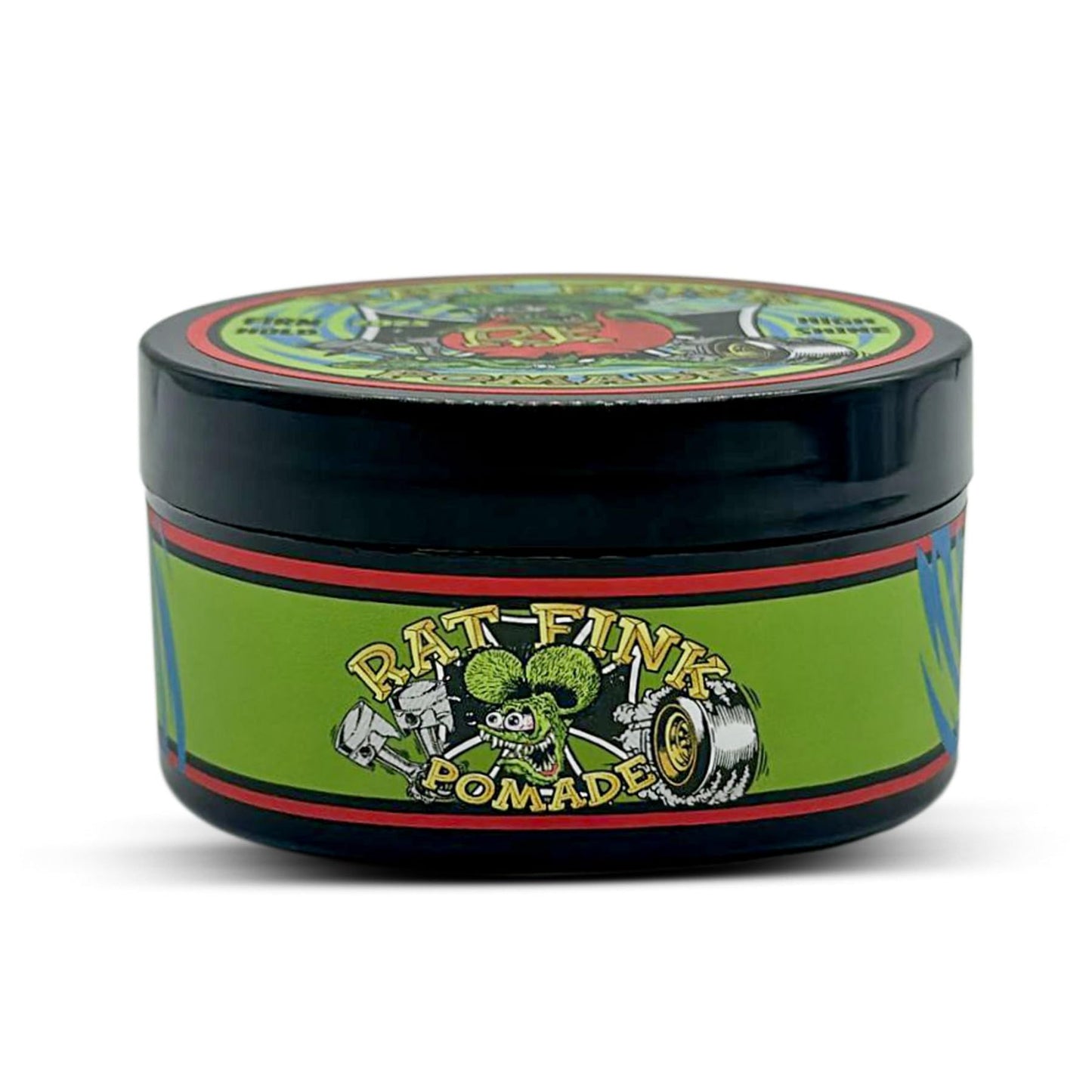 Rat Fink Pomade | Water Based | Strong Hold | High Shine | Enriched with Castor Oil and Coconut Oil | Summer Sea Breeze Scent, 4 oz.