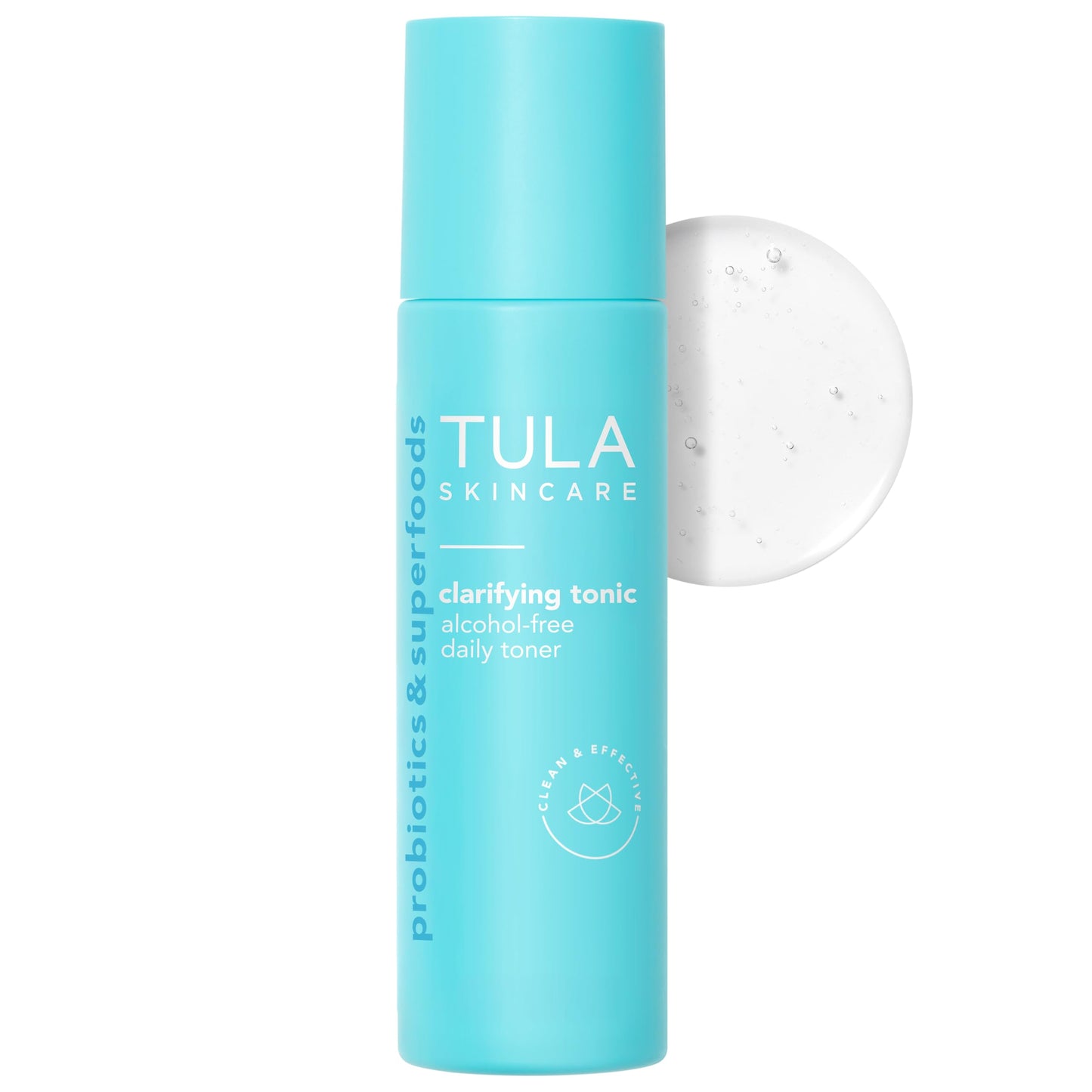 TULA Skin Care Clarifying Tonic Alcohol-Free Daily Toner - Face Toner to Gently Exfoliate and Tighten Pores, Contains Witch Hazel and Niacinamide