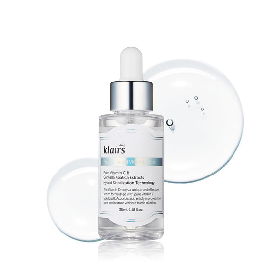DearKlairs Vitamin C Serum - Korean Brightening Daily Serum with 5% Pure Vitamin C, EGF Peptides & Niacinamide, for Even Skin Tone, Dark Spot Care