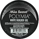 Mia Secret - 2oz POLYMIA polysilicone Gel Nail Builder - UV Led - Builder gel (White) Beauty & Personal Care Mia Secret