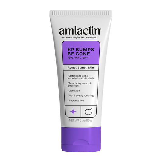 AmLactin KP Bumps Be Gone - Therapeutic Body Cream for Keratosis Pilaris - No-Scrub Exfoliator and Body Moisturizer for Dry Skin with 15% Lactic Acid Beauty & Personal Care AmLactin