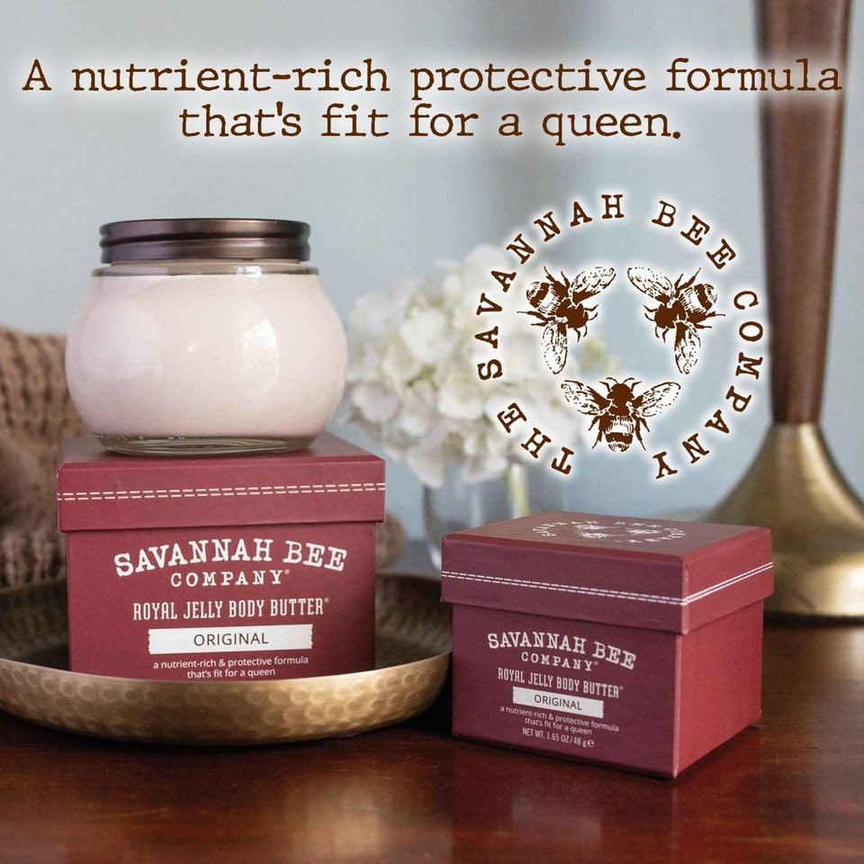 Savannah Bee Company Royal Jelly Body Butter - Deep Hydrating Body Butter - Original