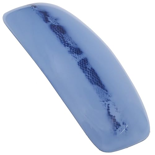 Camila Paris CP3441 French Hair Barrette Clip for Girls, Blue, Rubberized Automatic Clasp Strong Hold Grip Hair Clips for Women, No Slip and Durable