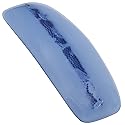 Camila Paris CP3441 French Hair Barrette Clip for Girls, Blue, Rubberized Automatic Clasp Strong Hold Grip Hair Clips for Women, No Slip and Durable